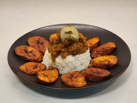 Ayamashe With Rice